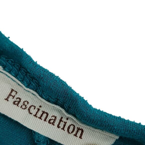 Fascination Teal Blue Tee Shirt - Picture 3 of 3